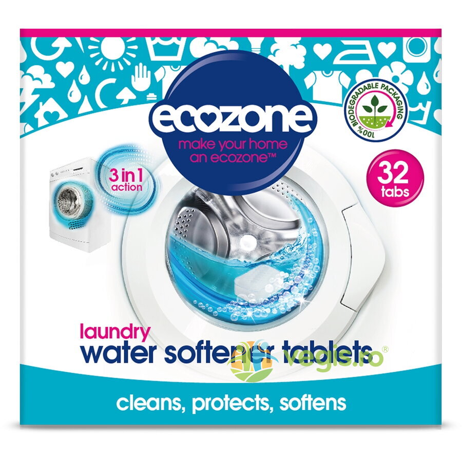 Tablete Anticalcare 3in1 pentru Masina de Spalat Rufe 32buc