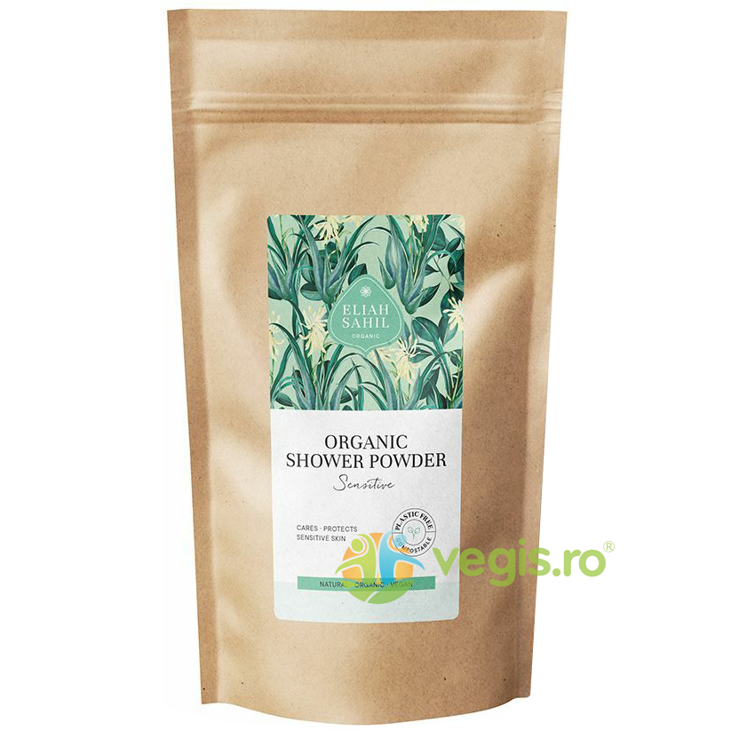 Gel de Dus Pudra Sensitive Refill Ecologic/Bio 250g
