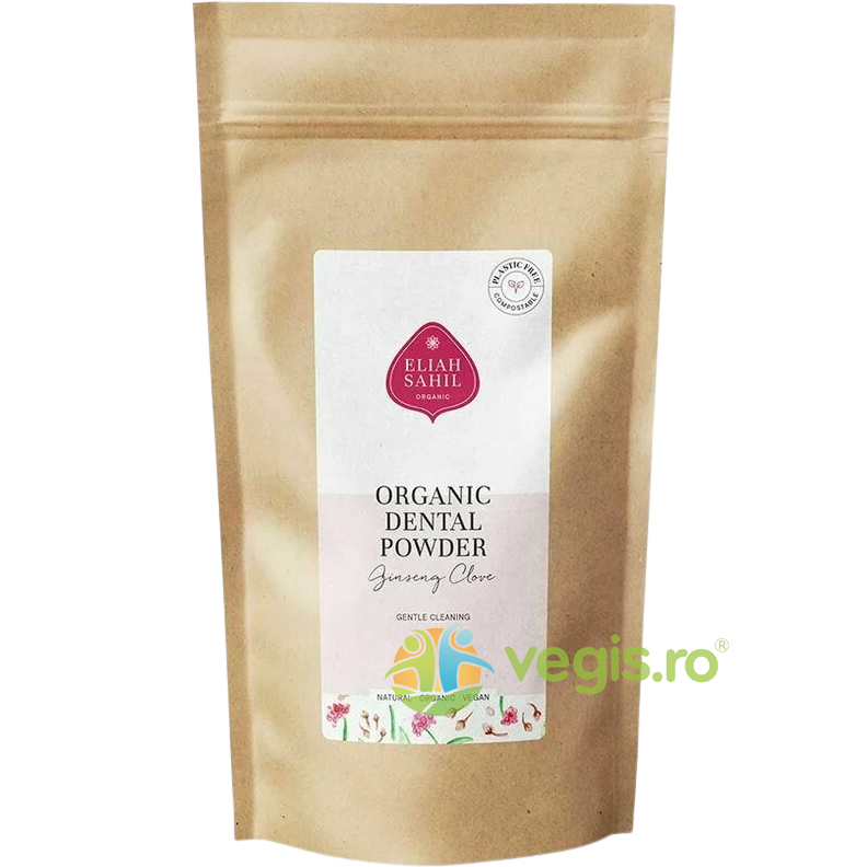 Pudra cu Ginseng si Cuisoare pentru Curatarea Dintilor Refill Bio 200g