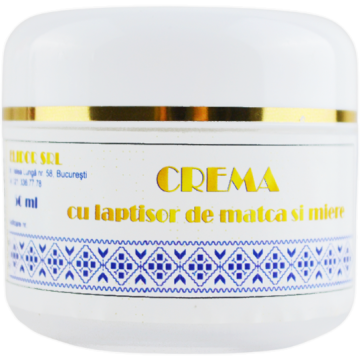 Crema Nutritiva pentru Toate Tipurile de Ten cu Miere si Laptisor de Matca 50g