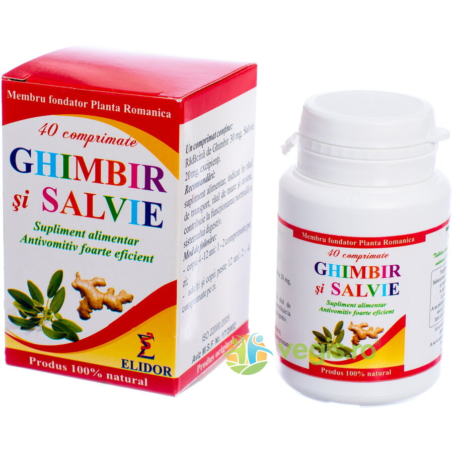 Ghimbir si Salvie 40cpr