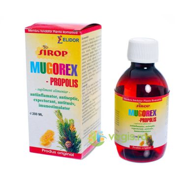 Sirop Mugorex si Propolis (Antiinflamator, Antiseptic) 200ml