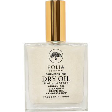 Ulei Uscat pentru Corp cu Sclipici Platinum Drops Renaissance 100ml