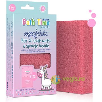 Spuma de Sapun pentru Copii Bubblegum (Burete in Interior si Sapun in Exterior) 100g