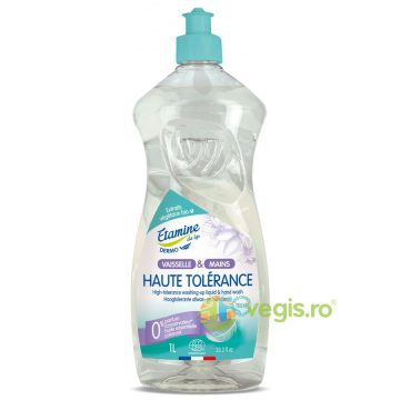 Detergent Eco pentru Vase si Maini, Toleranta Ridicata pentru Piele, fara Sapun 1L