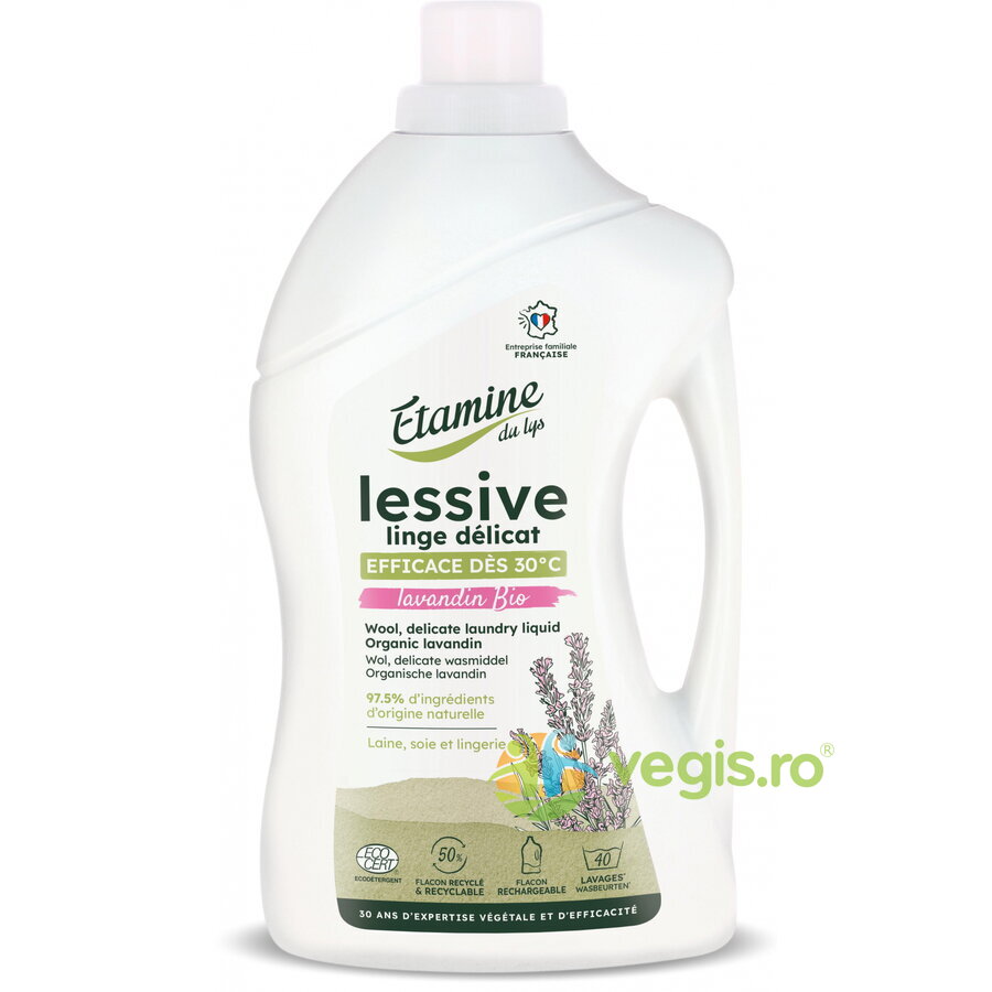Detergent pentru Rufe Delicate si Lana cu Parfum de Lavanda 1L