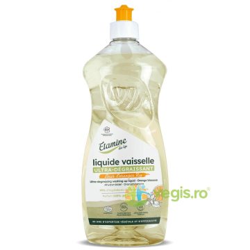 Detergent Eco Ultra Degresant pentru Vase cu Parfum de Flori de Portocal 1L