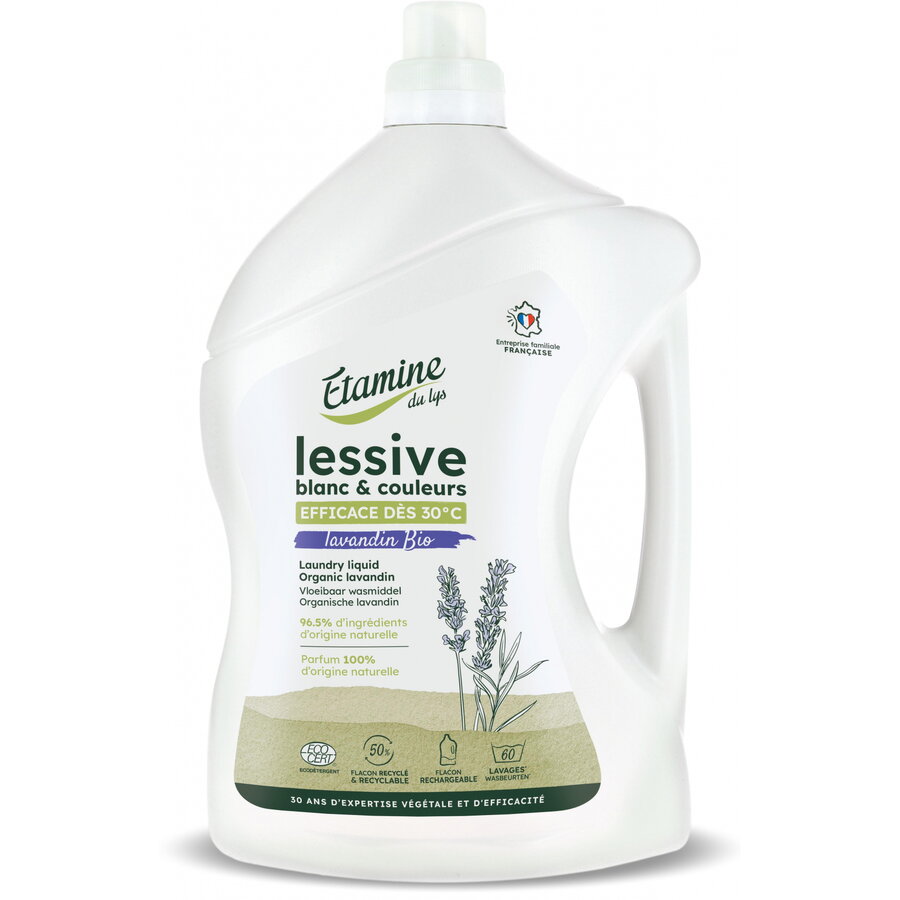 Detergenti pentru Rufe Albe si Colorate cu Parfum de Lavanda Format Mare 3L