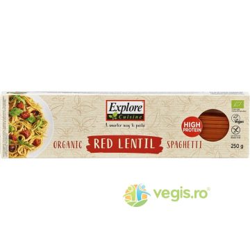 Spaghete din Linte Rosie fara Gluten Ecologice/Bio 250g