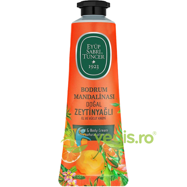 Crema de Maini si de Corp cu Ulei de Masline Bodrum Mandarin 50ml