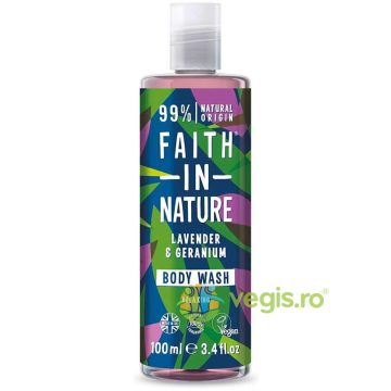 Gel de Dus Natural Relaxant cu Lavanda si Muscata 100ml