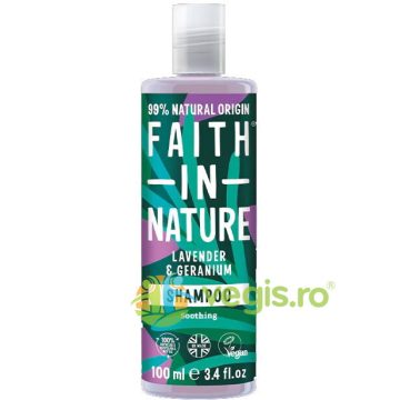 Sampon Calmant cu Lavanda si Muscata pentru Par Normal si Uscat 100ml