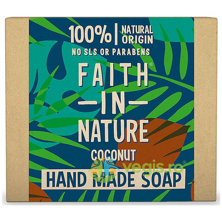 Sapun Natural Solid cu Cocos 100g