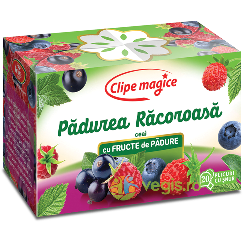 Ceai Clipe Magice cu Fructe de Padure - Padure Racoroasa 20dz