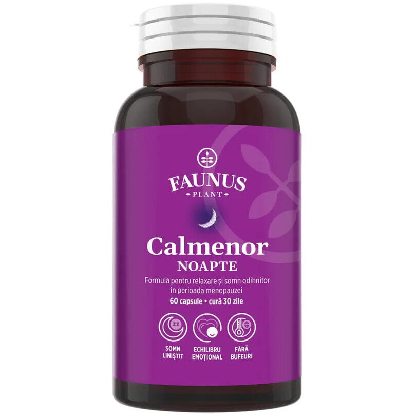Capsule pentru Menopauza Calmenor Noapte 60cps