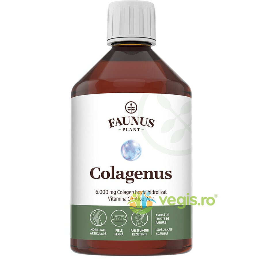Colagen Lichid pentru Articulatii, Piele, Par si Unghii Colagenus 500ml