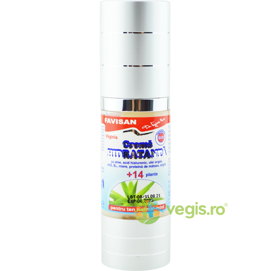 Crema Hidratanta cu Aloe pentru Ten Normal-Mixt Virginia 30ml