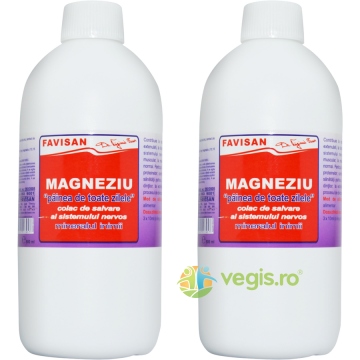Pachet Magneziu Lichid 500ml + 500ml