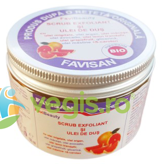 Scrub Exfoliant si Ulei de Dus cu Ulei de Grapefruit 150g