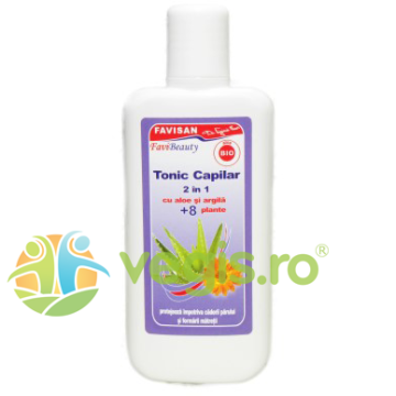 Tonic Capilar Impotriva Caderii Parului 2 in 1 cu Aloe si Argila FaviBeauty 125ml