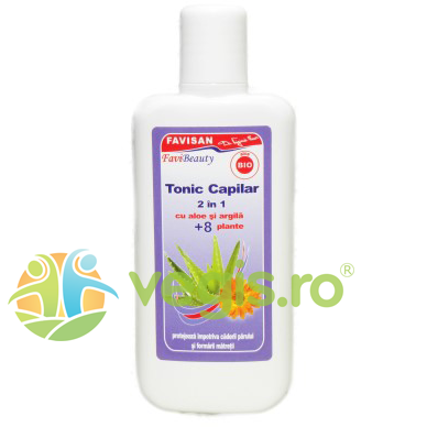 Tonic Capilar Impotriva Caderii Parului 2 in 1 cu Aloe si Argila FaviBeauty 125ml
