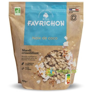 Musli Crocant cu Nuca de Cocos Ecologic/Bio 450g