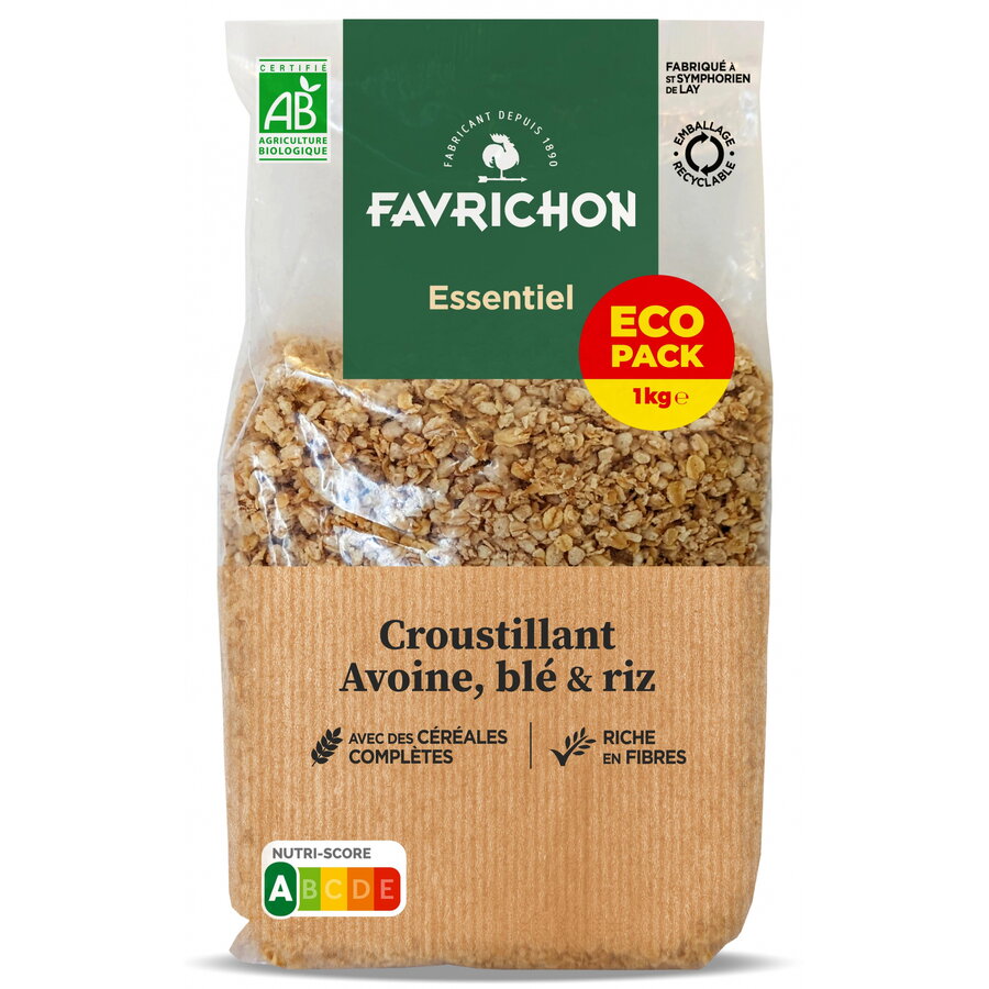 Musli Crocant cu Cereale Integrale Ecologic/Bio 1kg
