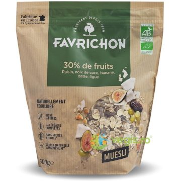 Musli Traditional cu 30% Continut de Fructe si Nuci fara Zahar Ecologic/Bio 500g