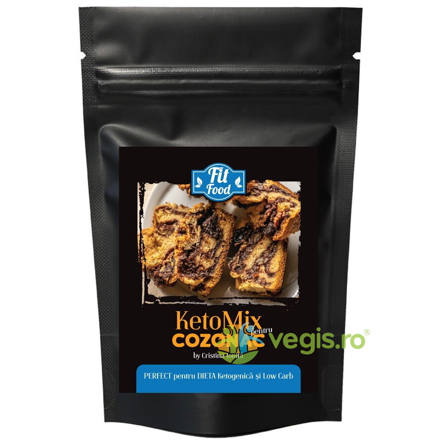 KetoMix pentru Cozonac fara Zahar Adaugat, Low Carb 400g