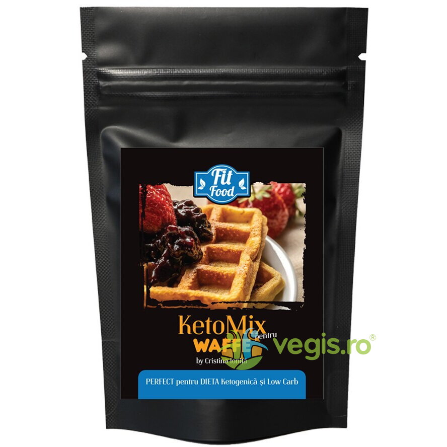 KetoMix pentru Waffe fara Zahar Adaugat, Low Carb 200g