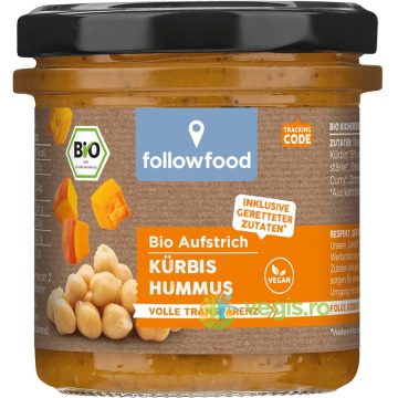 Hummus cu Dovleac si Morcovi Ecologic/Bio 135g