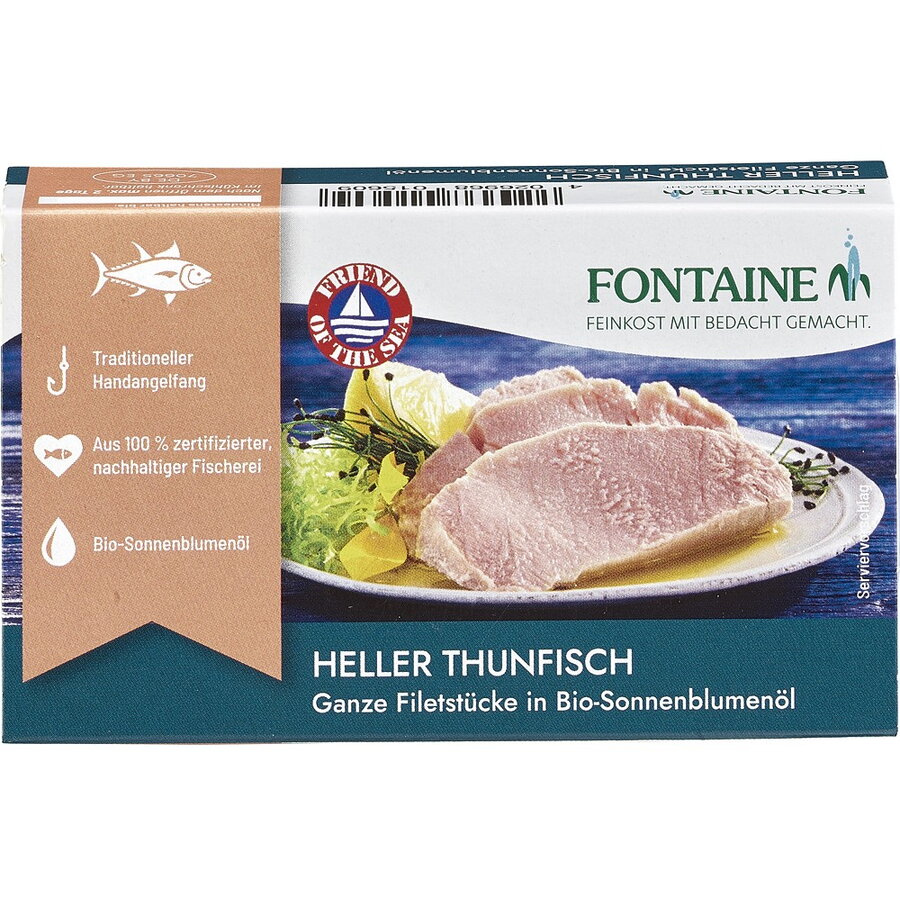 File de Ton Alb in Ulei de Floarea Soarelui 120g