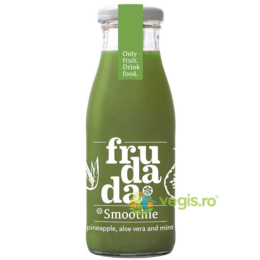 Smoothie cu Ananas, Aloe Vera si Menta 250ml