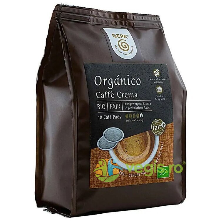 Cafea Caffe Crema Ecologica/Bio 18 paduri x 7g