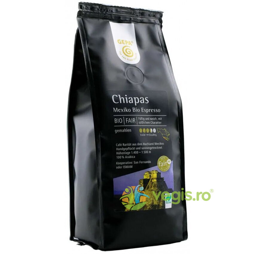 Cafea Macinta Espresso Chiapas Mexico Ecologica/Bio 250g