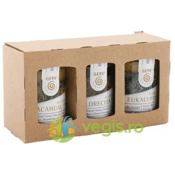 Set din 3 Feluri de Miere Ecologica/Bio 3x125g