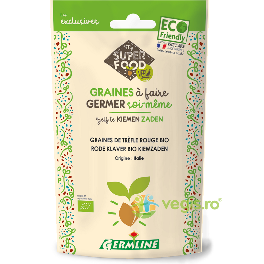 Seminte de Trifoi Rosu pentru Germinat Ecologice/Bio 150g