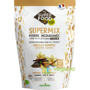 Supermix cu Migdale, Chia si Vanilie fara Gluten Ecologic/Bio 350g