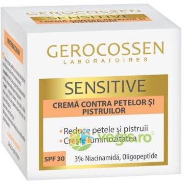Crema Contra Petelor si Pistruilor cu SPF30 Sensitive 50ml