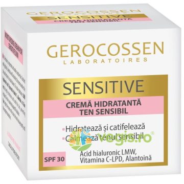 Crema Hidratanta cu Acid Hialuronic LMW si Vitamina C Lipozomala Sensitive 50ml
