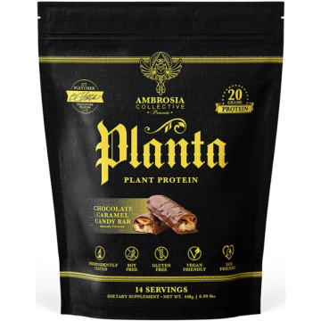 Proteina Vegana cu Aroma de Baton de Ciocolata cu Caramel 410.2g