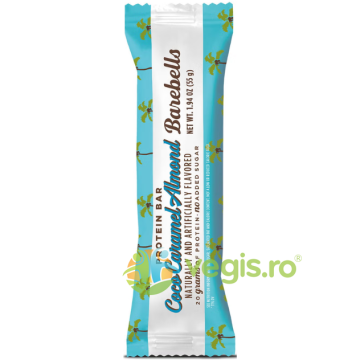 Baton Proteic cu Aroma de Unt de Cocos, Caramel si Migdale 55g