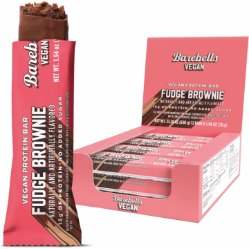 Baton Proteic cu Aroma de Fudge Brownie fara Zahar Adaugat 55g