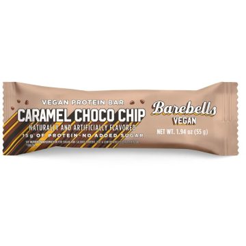 Baton Proteic cu Aroma de Caramel si Chipsuri de Ciocolata fara Zahar Adaugat 55g