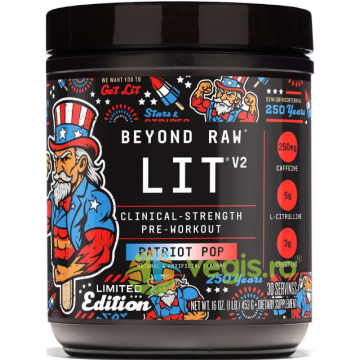 Pre-Workout cu Aroma de Patriot Pop Editie Limitata 453g