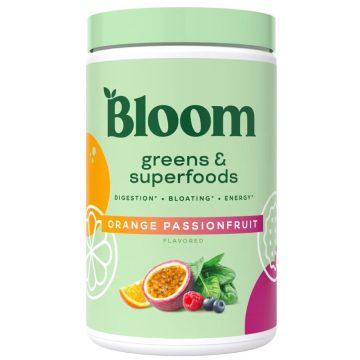 Amestec de Super Alimente Verzi cu Aroma de Fructul Pasiunii si Portocala 141g