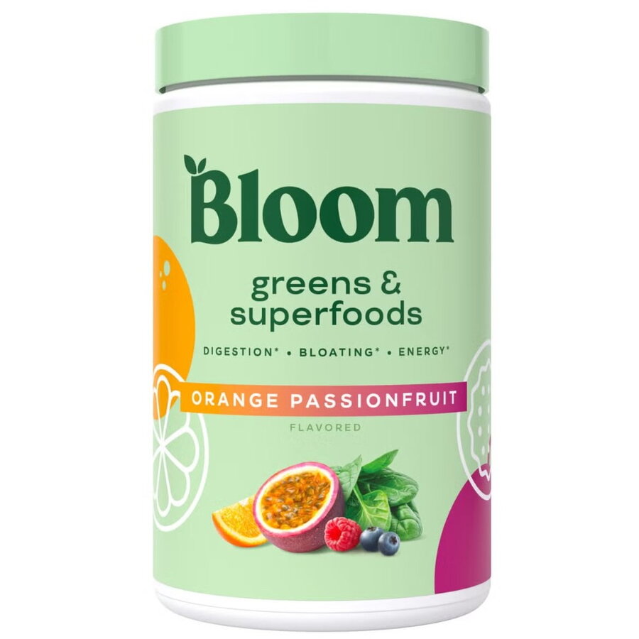 Amestec de Super Alimente Verzi cu Aroma de Fructul Pasiunii si Portocala 141g