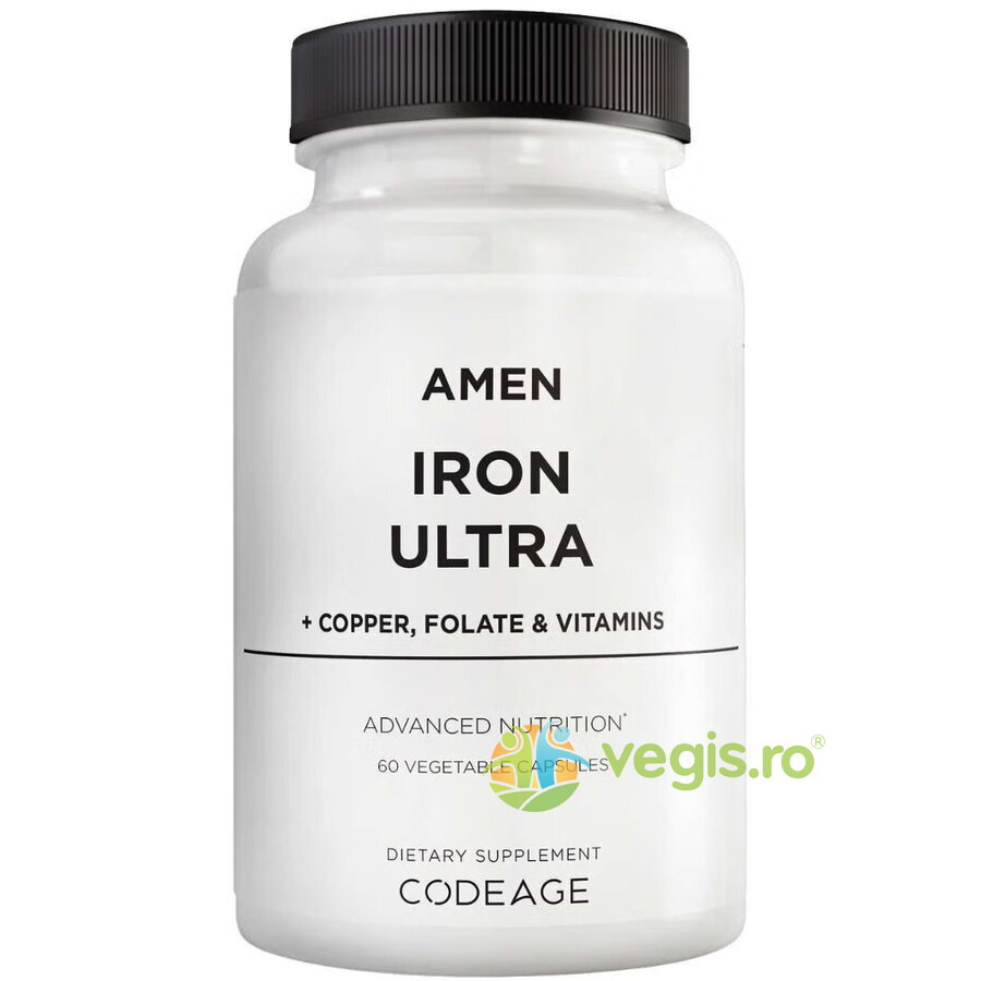 Formula cu Fier si Vitamine Amen Iron Ultra 60cps
