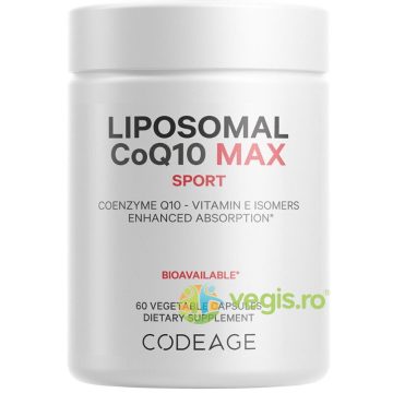 Coenzima Q10 Lipozomala Liposomal CoQ10 Max Sport 60cps