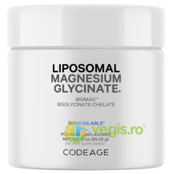 Magneziu Glicinat Lipozomal si Magneziu Bisglicinat Lipozomal - Formula Avansata pentru Absorbtie Superioara 85.20g